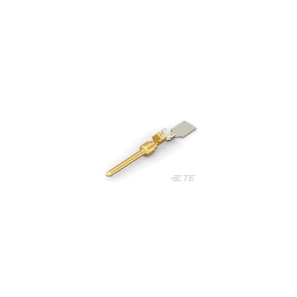 Te Connectivity Connector Contact, Size 20 Stud Size, 22 AWG, Yellow, Crimp Termination Only 745254-7 - main